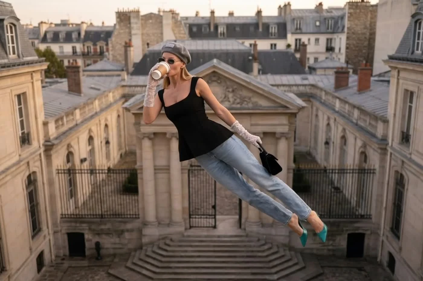 Weightless in the city